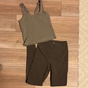 MATE the Label Brown Leggings Set